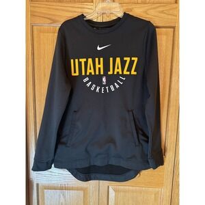 Utah Jazz Basketball Nike NBA Mens Crew Neck Pullover Sweatshirt Size Medium